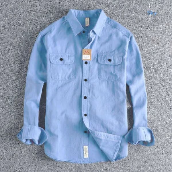 Premium High Thickness Double Pocket Casual Shirt