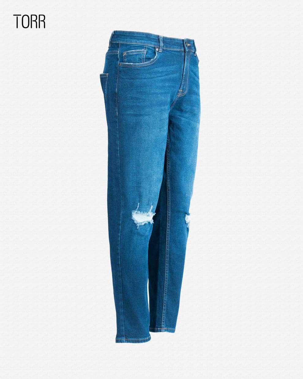 Blue or navy blue denim jeans